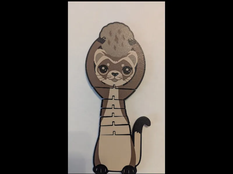 Flexi Ferret - Girl Scout's Cookie Mascot Shirley