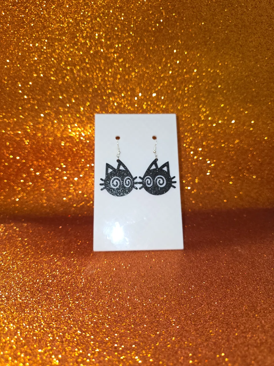 Hypnocat earrings view 2