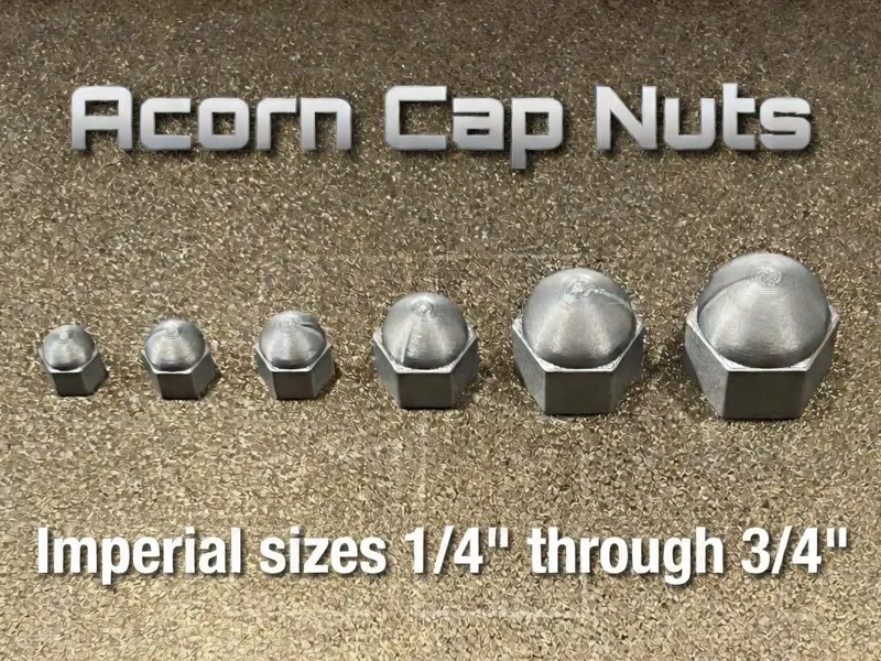 Acorn Cap Nuts (Imperial Sizes)