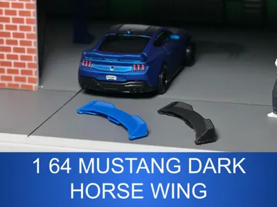 1 64 MUSTANG DARK HORSE WING
