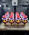 Bald eagle_Keychain_AllColors_H2C