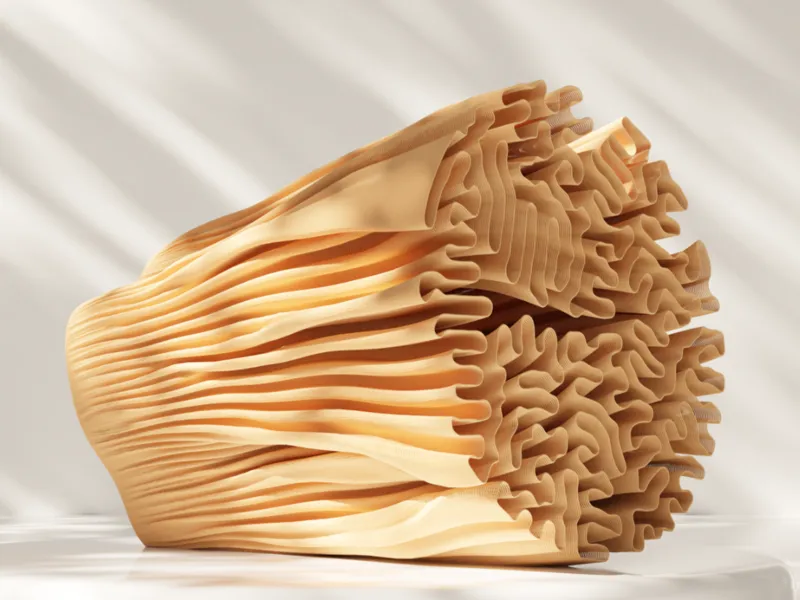 Organic vase - Differential growth 