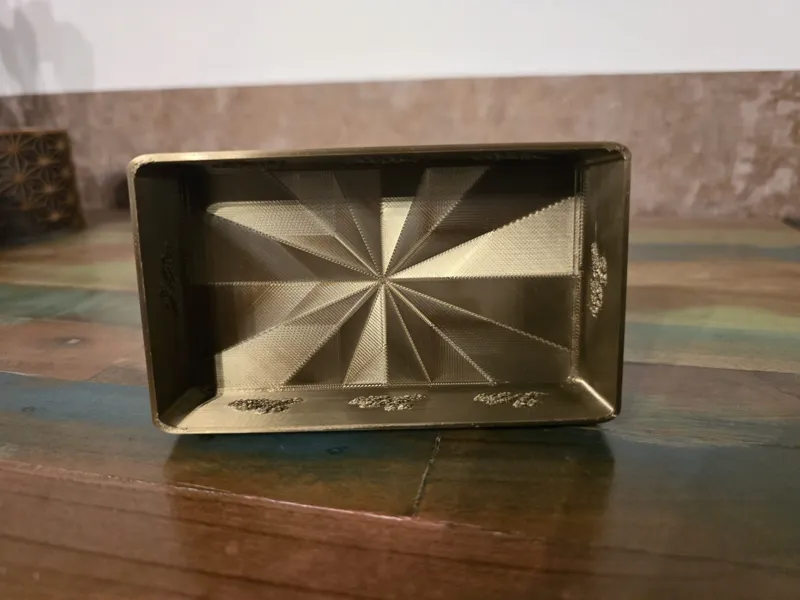 Boîte Bijou – Relief Étoilé & Motifs Flous
