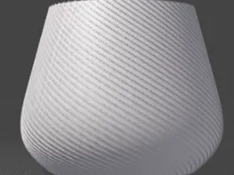 Spiral cool vase