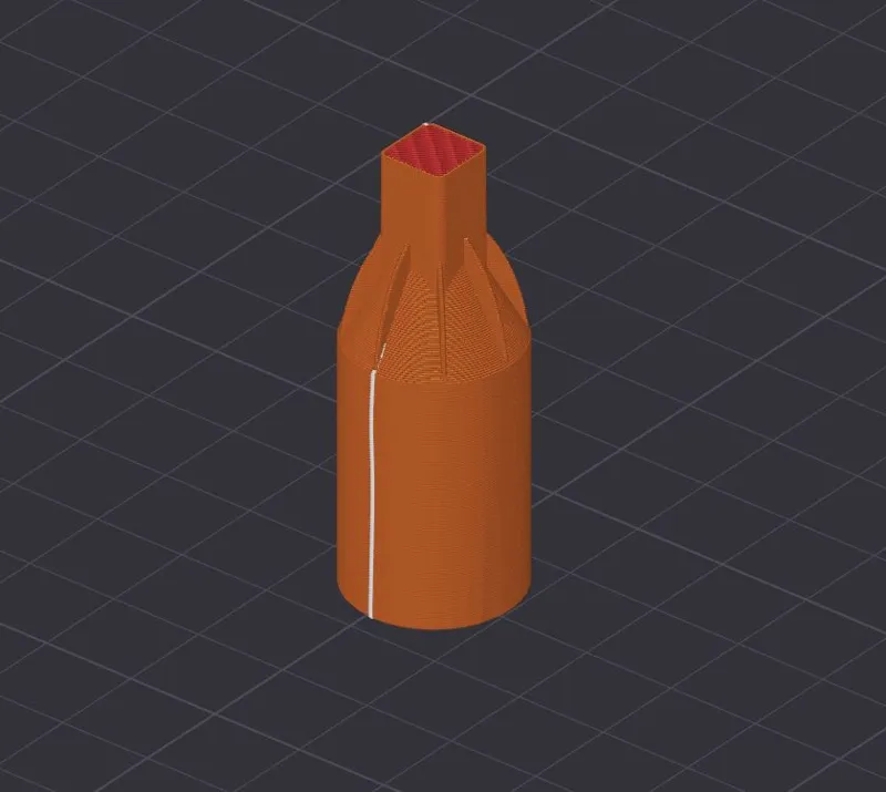 Modified V-spool bit adapter