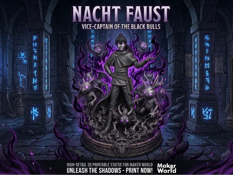 Nacht Faust & Devils Figure - Black Clover