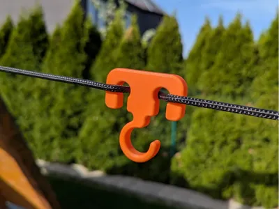 Simple rope hook
