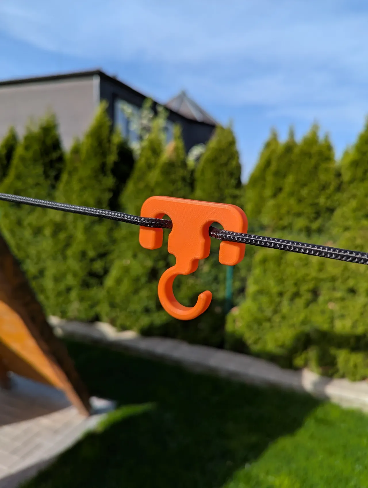 Simple rope hook view 3