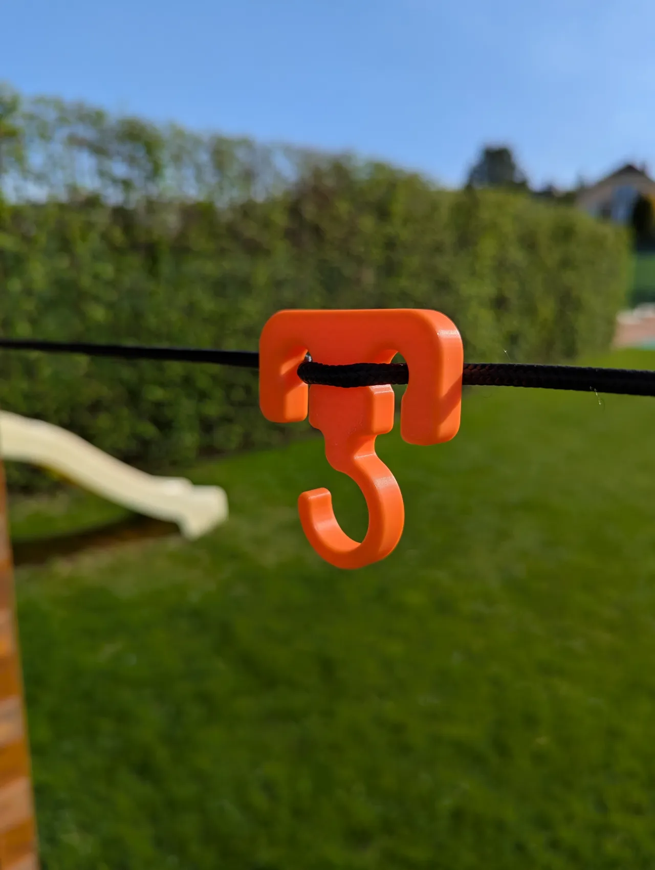 Simple rope hook view 2