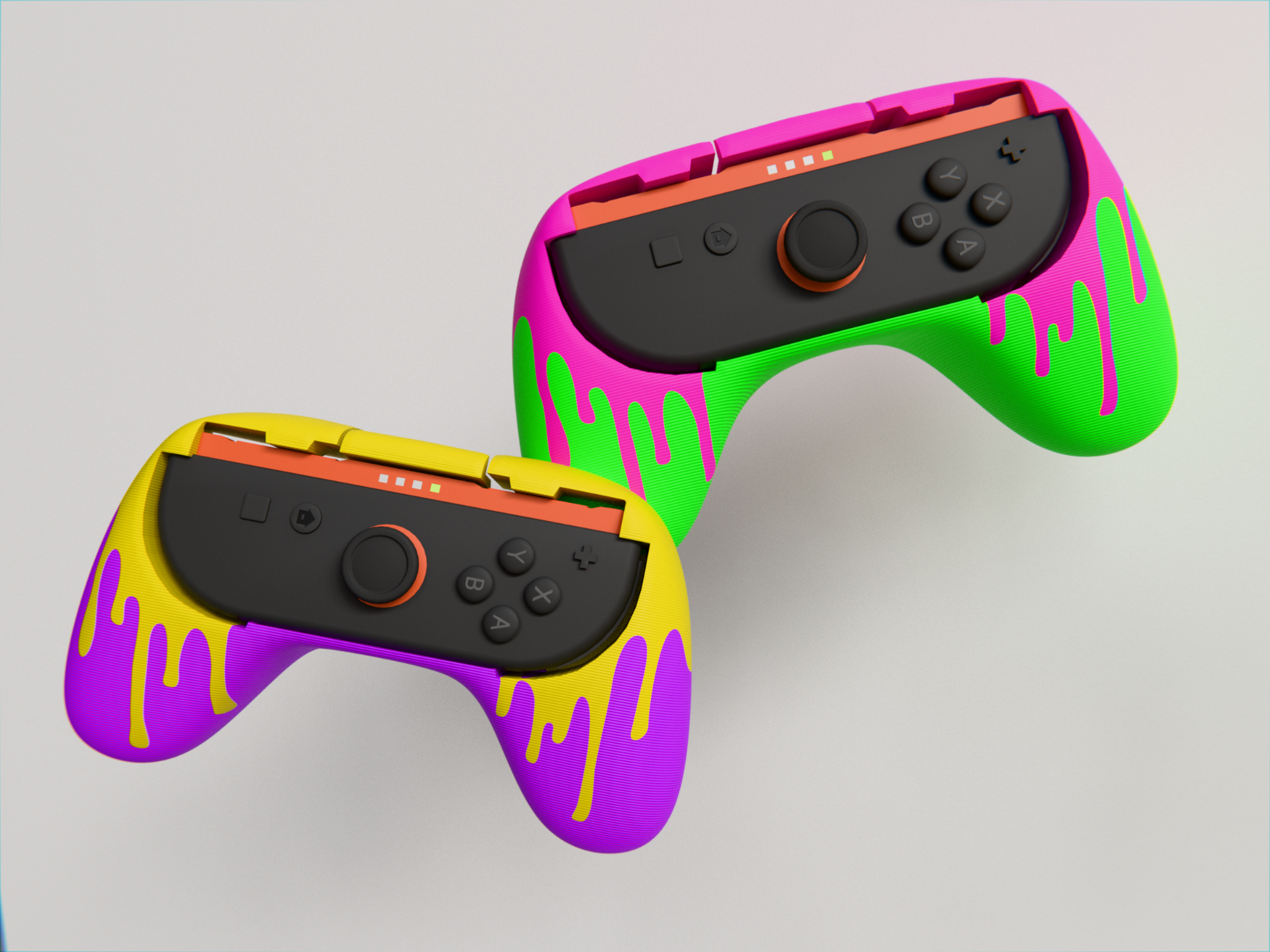Splatoon Inspired Grip for Nintendo Switch 2