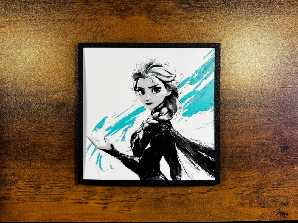 Elsa – Frozen Elegance Print