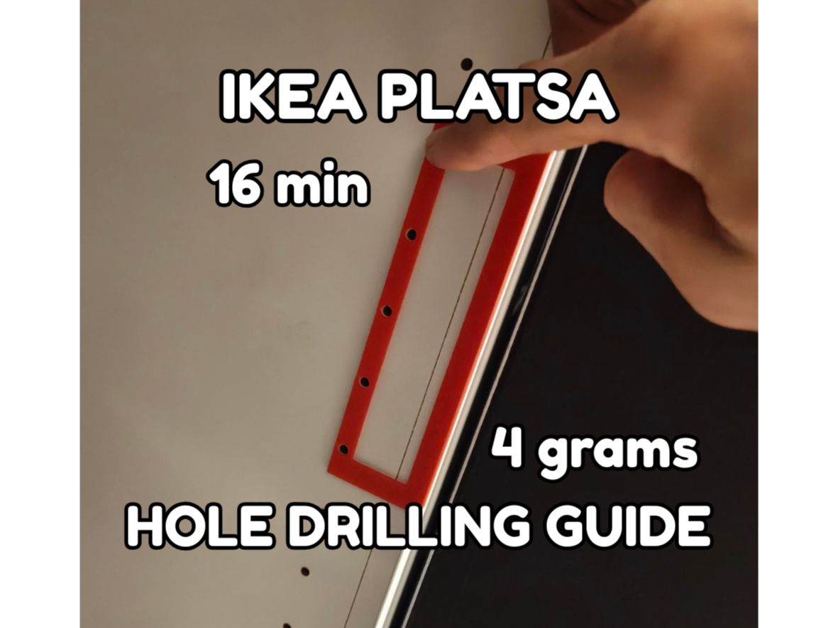 Ikea platsa drilling guide