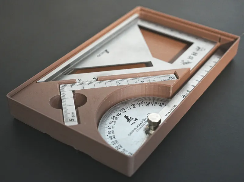 Shinwa Measuring Tool Trio - Gridfinity Organizer