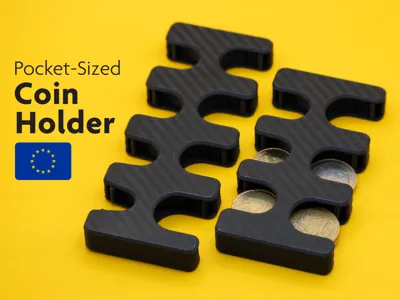 Pocket-Sized Euro Coin Holder