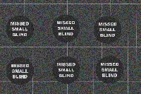 MISSED SMALL BLIND