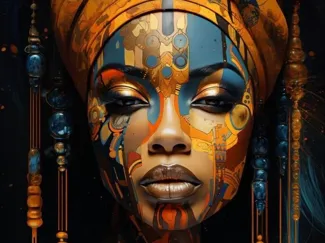 African Queen Hueforge Art (Thickum)