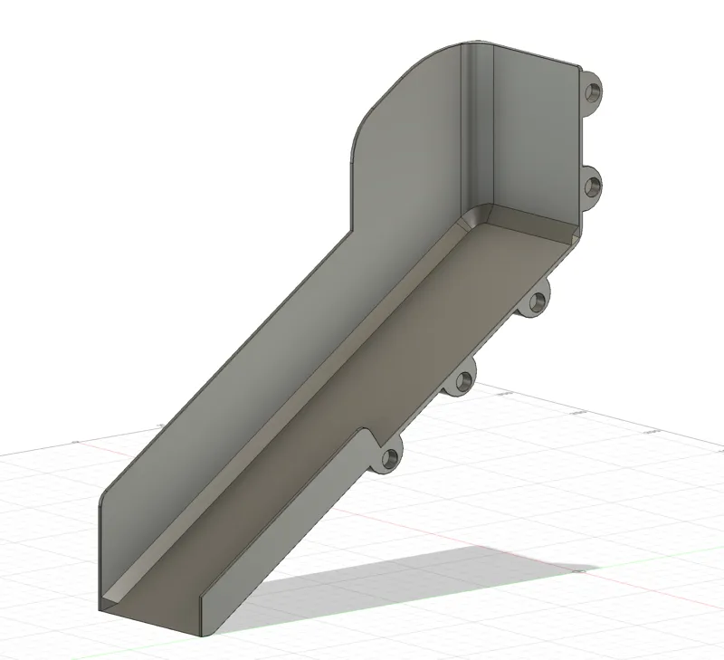 Magnetic Extended-ramp Poop Chute