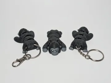 Objeto manipulable: Articulated Gorilla - Strong Joints — vista de referencia 2