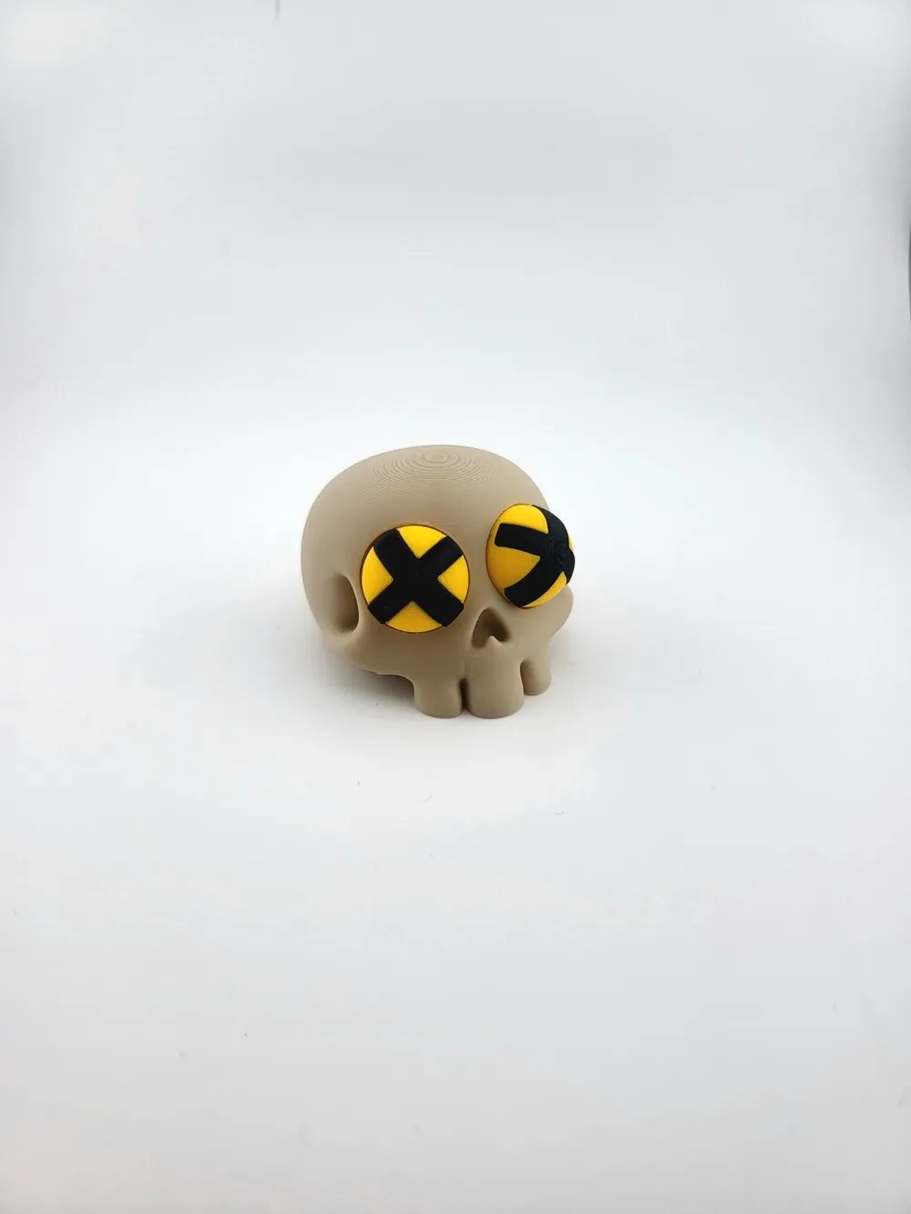 Kawaii Skull with Crossed Eyes – Cute 3D sweet by Mad power MakerWorld ...