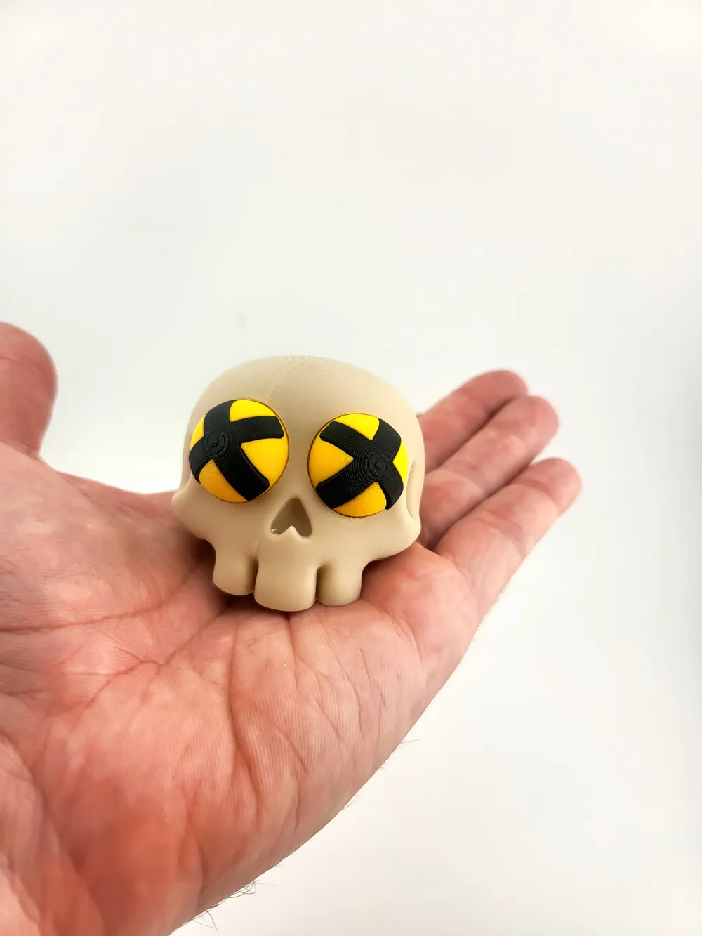 Kawaii Skull with Crossed Eyes – Cute 3D sweet by Mad power MakerWorld ...