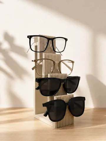 Accesorio para impresora 3D: 现代眼镜支架(Q_Craft) — vista de referencia 2