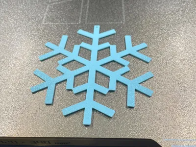 Snowflake Window Decoration / Christmas Tree Ornament