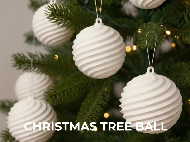 Christmas Wawy Tree Ball Bauble Ornament Hanging