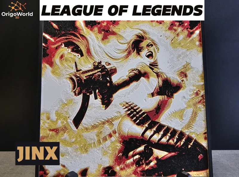 Jinx League of Legends with customizable framework