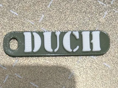 Army Keychain 