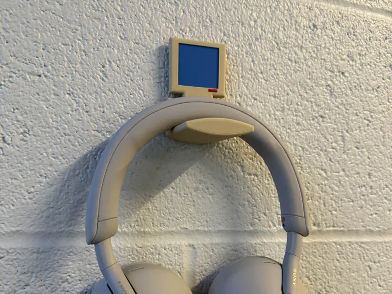 Original Style Vertical Wall Headphone Hanger