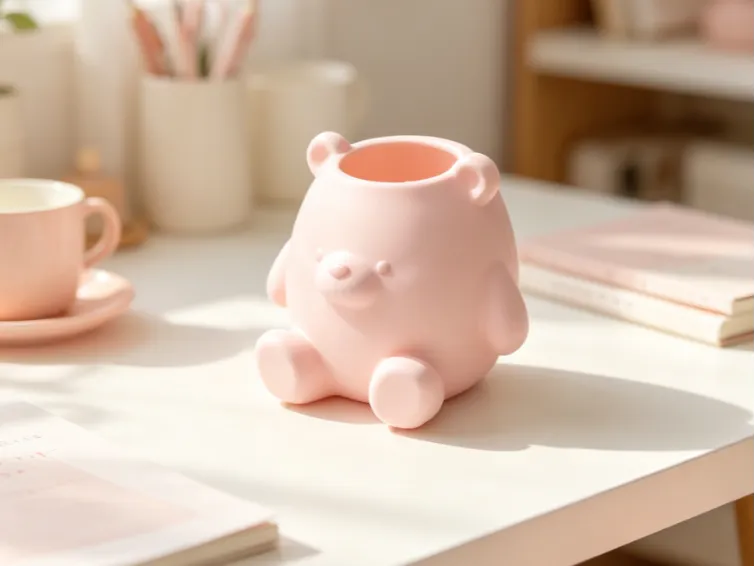 Cute little bear pen holder