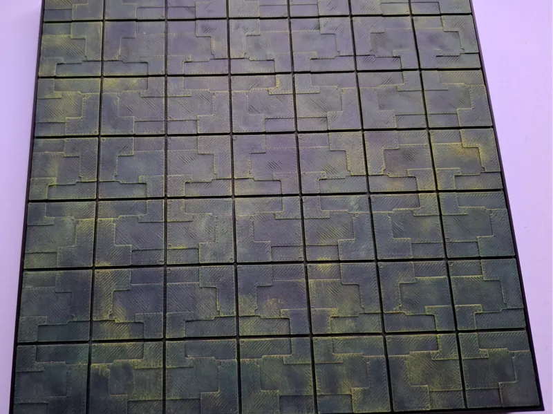 Gruftwelt-Platte 7x7 für erweiterbare Spielplatte