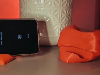 Pillow Heart phone holder valentines day
