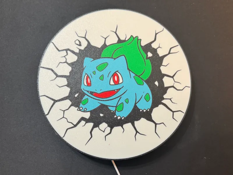 Bulbasaur Lightbox Sign