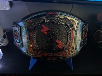 Championship Wrestling Belt Display