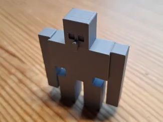 Iron Golem – Minecraft Style (Glue Assembly)