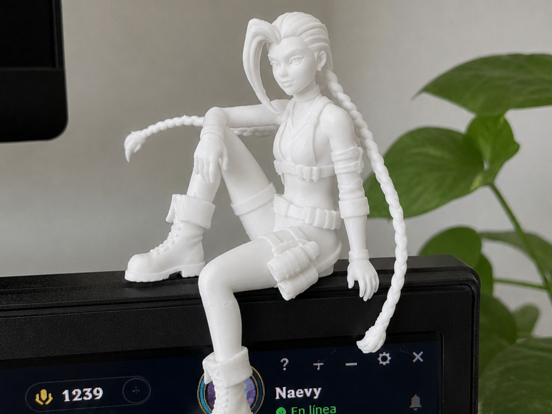 Jinx Monitor Buddy – Gamer Desk Figure