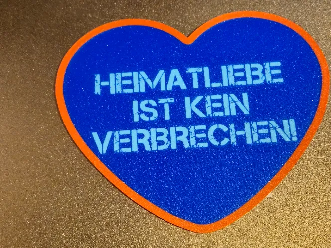 Heimatliebe Schild