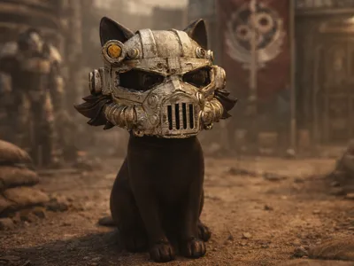 Brotherhood of steel cat