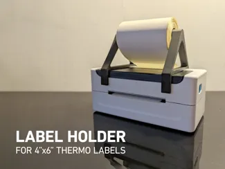 Label Printer Roll Holder (for 4" x 6" labels)
