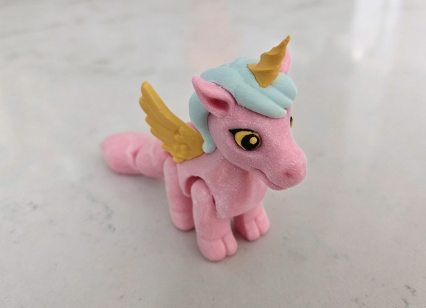 Miniatura 8 do modelo 3D flexi unicorn
