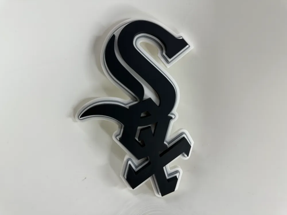 Chicago White Sox Logo 1991 - Free 3D Print Model - MakerWorld