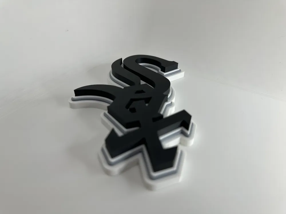 Chicago White Sox Logo 1991 - Free 3D Print Model - MakerWorld