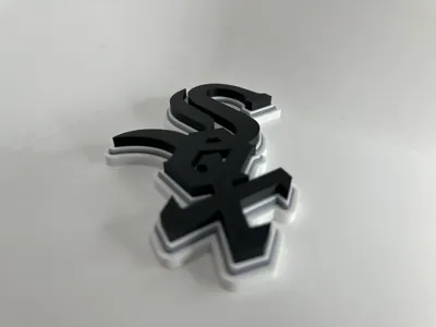 Chicago White Sox Logo 1991 by ABeezy13 MakerWorld: Download Free 3D Models