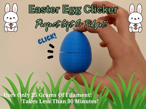 Easter Egg Fidget Clicker