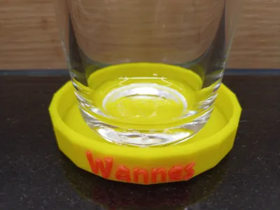 Simple and customizable coaster for drinks