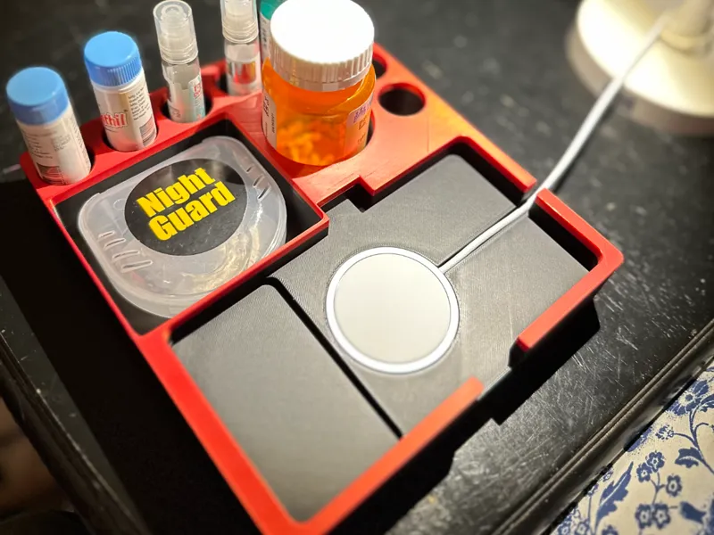 Nightstand Organizer Tray with MagSafe 2 Charger