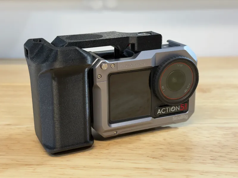DJI Action 5 shudder button (Smallrig cage) 