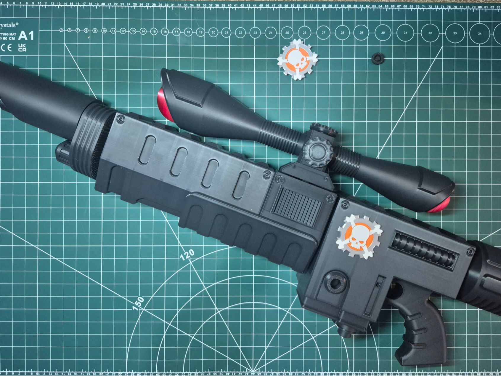 Hot Shot Las Gun / Helllgun WH40K INSPIRED