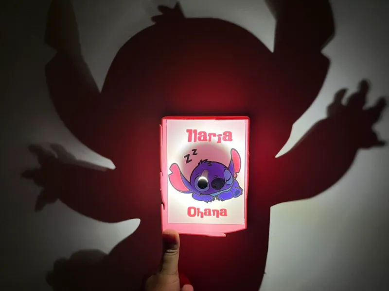 Stitch Lampada d'Ombra Shadow Lamp Stitch